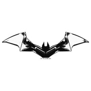 Men's The Batman Black White Bat Logo  Adult T-Shirt