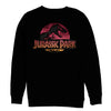 Men's Jurassic Park Logo Sunset  Adult Sweatshirt