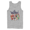 Men's Voltron: Defender of the Universe Robot Circle  Adult Tank Top