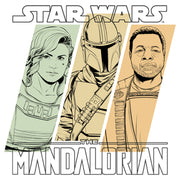 Men's Star Wars: The Mandalorian The Partnership  Adult Pull Over Hoodie