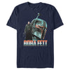 Men's Star Wars: The Mandalorian Boba Fett Portrait  Adult T-Shirt