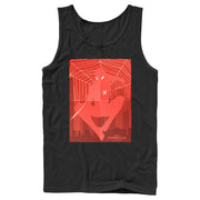 Men's Marvel Spider-Man: No Way Home Red Poster  Adult Tank Top