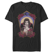 Men's Castlevania Dracula Rose Frame  Adult T-Shirt