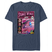 Men's Strange World Comic Book Cover  Adult T-Shirt