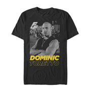 Men's Fast & Furious Dom at the Races  Adult T-Shirt