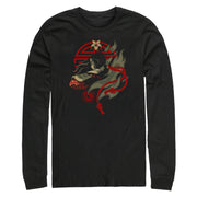 Men's Mulan Warrior Icons  Adult Long Sleeve Shirt