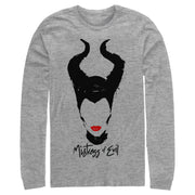 Men's Maleficent: Mistress of All Evil Lips No Eyes  Adult Long Sleeve Shirt