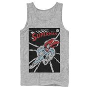 Men's Superman No.32 Comic Cover  Adult Tank Top