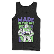 Men's Toy Story Buzz Lightyear Made in 90s  Adult Tank Top