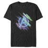 Men's Marvel Avengers: Endgame Logo Glitch Streaks  Adult T-Shirt