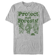 Men's Star Wars Ewok Protect Our Forests  Adult T-Shirt