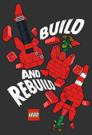 Men's LEGO Build and Rebuild  Adult T-Shirt