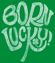 Men's Lost Gods St. Patrick's Day Born Lucky!  Adult T-Shirt