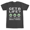 Men's Nintendo Mario Three Lives  Adult T-Shirt