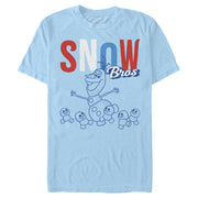 Men's Frozen Olaf Snow Bros Portrait  Adult T-Shirt