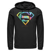 Men's Superman Tie-Dye Shield Logo  Adult Pull Over Hoodie