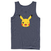 Men's Pokemon Pikachu Wink Face  Adult Tank Top