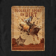 Men's Professional Bull Riders Toughest Sport on Dirt  Adult T-Shirt