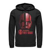 Men's Star Wars: The Rise of Skywalker Sith Trooper Dual Helmet  Adult Pull Over Hoodie