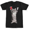 Men's Lost Gods Pong Cat  Adult T-Shirt