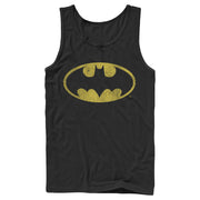 Men's Batman Logo Retro Caped Crusader  Adult Tank Top