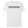 Men's Ghostbusters Black Logo  Adult T-Shirt