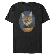 Men's Star Trek: The Next Generation Lieutenant Natasha Yar Cat  Adult T-Shirt