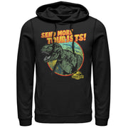 Men's Jurassic Park Vintage Send More Tourists  Adult Pull Over Hoodie