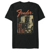 Men's Fender Stratocaster Boxes  Adult T-Shirt