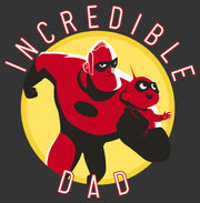 Men's The Incredibles 2 Jack-Jack and Mr. Incredible Dad  Adult T-Shirt