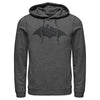 Men's Batman Logo Hidden Wing  Adult Pull Over Hoodie