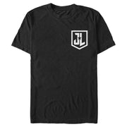 Men's Zack Snyder Justice League Pocket Logo  Adult T-Shirt