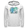 Men's MTV Distressed Earth Day Logo  Adult Pull Over Hoodie