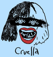 Men's Cruella Look Fabulous Drawing  Adult T-Shirt