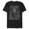 Men's Star Wars Father's Day Coolest Dad Vader  Adult T-Shirt