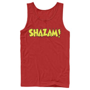 Men's Justice League Shazam Logo  Adult Tank Top