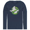 Men's Ghostbusters Slime Logo  Adult Long Sleeve Shirt