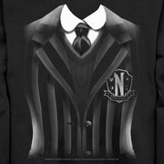 Men's Wednesday Nevermore Academy Uniform  Adult Sweatshirt