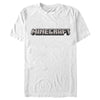 Men's Minecraft Classic Logo White  Adult T-Shirt