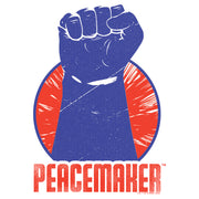 Men's Peacemaker Red Fist Circle  Adult T-Shirt