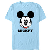 Men's Mickey & Friends Classic Mouse Face  Adult T-Shirt