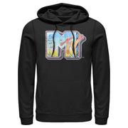 Men's MTV Shimmery Logo  Adult Pull Over Hoodie