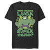 Men's Marvel St. Patrick's Day Hulk Who Needs Luck  Adult T-Shirt