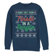 Men's Lost Gods Christmas Tinsel in a Tangle  Adult Sweatshirt