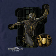 Men's Marvel Spider-Man: No Way Home Black Suit Tech  Adult T-Shirt