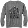 Men's Star Wars The Force Awakens Kylo Ren Classic Distressed  Adult Sweatshirt