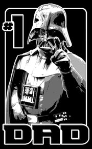 Men's Star Wars Darth Vader #1 Dad Poster  Adult Pull Over Hoodie