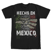 Men's Aztlan Hecho En Mexico Eagle Stone  Adult T-Shirt