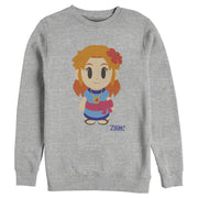 Men's Nintendo Legend of Zelda Link's Awakening Marin Avatar  Adult Sweatshirt