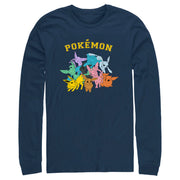 Men's Pokemon Eeveelutions  Adult Long Sleeve Shirt